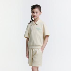 [내셔널지오그래픽키즈]K252GPB910 여아 반집업 상하 SET CREAM