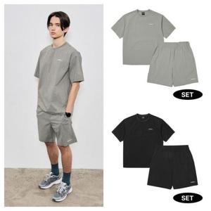 오닐(N-2) MG01 공용 여유로운 루즈핏의 우븐 스판소재 트레이닝상하의세트크리스피우븐셋업 OUWTN2101