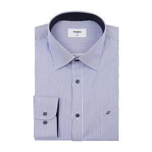 [레노마] 스판 스트라이프 일반핏 긴소매 RZRSG0031NY