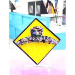 로뎀 세이브존05 프랑스 스와로브스키 슬림 중 집게핀(그린블루)2 RDD24030039