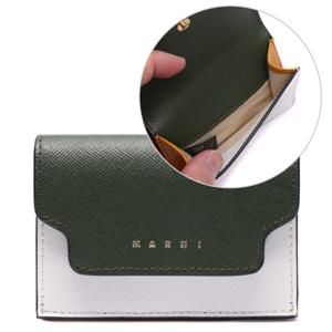 [마르니] 22FW 여성 사피아노 멀티컬러 3단 반지갑 (PFMOW02U23_LV520_Z584N_22F)