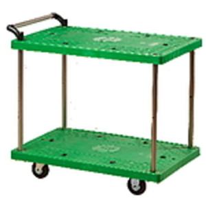 업소용 운반 밀차 식당 플라스틱 2단 대차 카트 미니