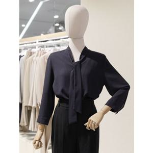 SOUP 숲 타이 V넥 7부 블라우스 (SB4LS38)