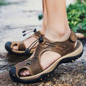 트레킹 천연가죽 스포츠 남자샌들 샌달 샌들 남성샌들