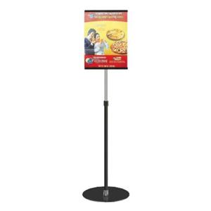 삼화 포스터스탠드 단면삽입식 IP-02BK A3 1폴 원형. 포스터스텐드 스텐드 알림판스탠드 게시판스탠드 오피