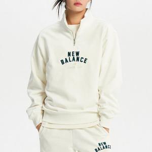 뉴발란스 공용 스포츠클럽 세미오버핏 반집업 맨투맨 NBNCE11213-64