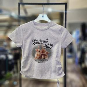 에스핏 HC09 레빗크롭라운드 반팔티셔츠 SJZ304FKRT12