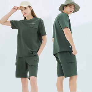 머렐 공용 캐주얼 셋업 카키 반바지 D4SP201XKHA