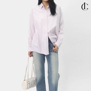 엘케이트 여자 셔츠 봄 레이어드 스트라이프 베이직 오버핏 남방 LCHT076