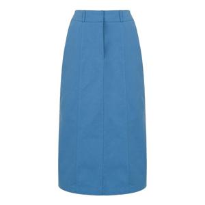 [에이비에프지]백 트임 포인트 롱 면 스커트 APZ5QS01G