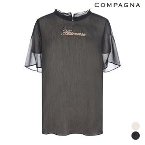 자수 쉬폰 레이어드 티셔츠_CACU5-WKS110