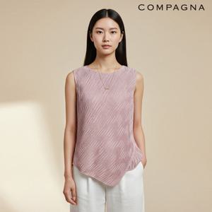 주름 민소매 블라우스_CABU5-WRB300