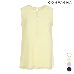 쉬폰 단추 민소매 블라우스_CACU4-WXK900