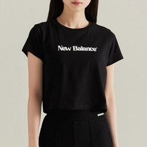 뉴발란스 여성 슬림핏 베이직 반팔티 NBNED2W412-19
