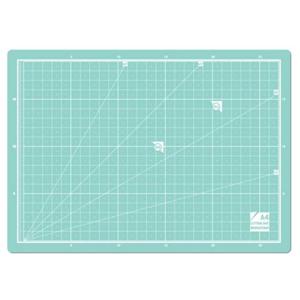 윈스타)반투명커팅매트(PVC A4 그린) 데스크매트 커팅패드 데스크패드 커팅깔판 데스크깔판 고무판 고무커