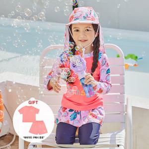 [아이스샌드(아동)]키즈 아동 래쉬가드 치렝스세트 BR-88107 + 트레이닝세트 사은품 포함