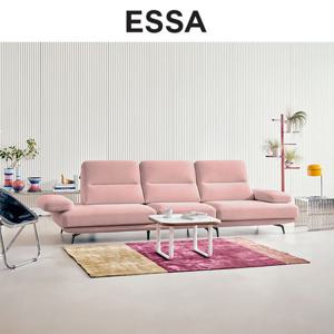 [헤드레스트&상품권증정][에싸] 카디스 컴팩트 4인 카시미라 패브릭 소파