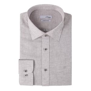 [에스티듀퐁(셔츠)]린넨혼방소재사용한슬림셔츠SE5SM22LS757SOT