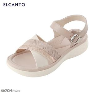 [엘칸토]경량 쿠션 가보시 여성 샌들 2XWW28XE_GN