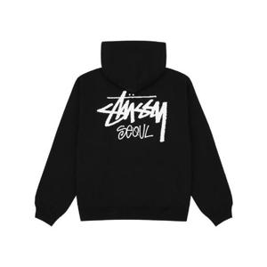 스투시 스탁 서울 후드 블랙 2023 3923807