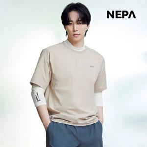 네파 남성 아이스테크쉘 우븐 라운드티셔츠 여름 기본 반팔티 무지티 7L35331