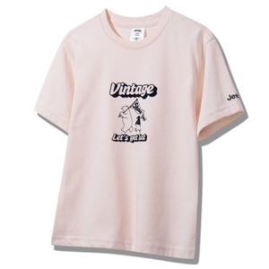 [지프키즈]25신상 남여공용키즈 빈티지 곰 반팔티KQ2TSU217_US