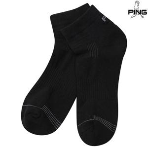 [핑골프]남성 로고 단목 양말 111E7SC001_BK
