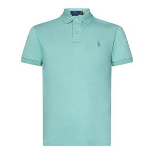 Polo Ralph Lauren 로고 자수 스트레이트 헴 폴로 셔츠 710680784 422 TP934795163