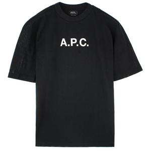 23SS 아페쎄 로고 메쉬 반팔티 블랙 COGAF H26245 LZZ