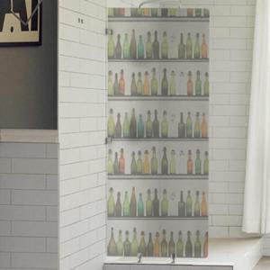 아트박스/꾸밈 ci343-진열된유리병_유리문시트지