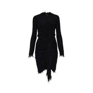 이자벨 마랑 오펠리 프레이드 엣지 미디 드레스 RO0679FAC1K01I 01BK TP942329028