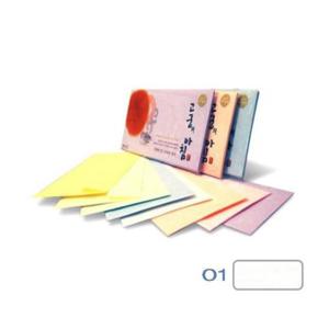 아트박스/오피스큐 고궁의아침 대례지봉투01 A4 85g 백색 5매 팩