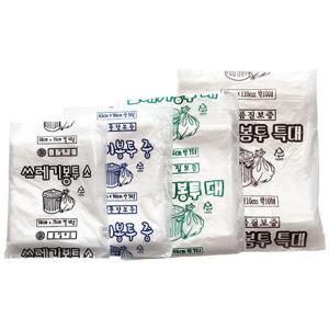 아트박스/킹스봉 재활용 분리수거 배접 쓰레기봉투 특대 백색 20