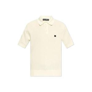 돌체앤가바나 로고 태그 폴로 셔츠 GXZ02TJBCF5 W0001 TP934620776