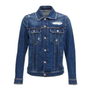 돌체앤가바나 버튼 스트레이트 헴 데님 재킷 G9VZ8DG8LN5 S9001 TP934846595