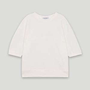 [코데즈컴바인] 앞절개 1도자수 티셔츠 (CKB-TS525W4)