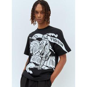26 SS 버버리 남성 EKD 프린트 티셔츠 bur0157002blk