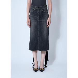 26 SS 발렌시아가 여성 레이스업 스커트  bal0260001gry