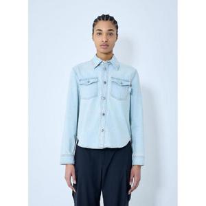 26 SS 보테가베네타 여성 엑스트라 블리치 데님 셔츠  bov0259005blu