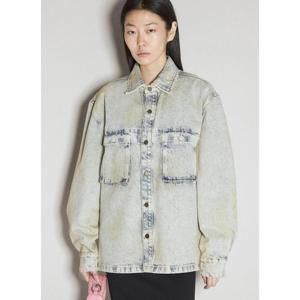 26 SS 게스 여성 데님 유틸리티 셔츠 gue0256008blu