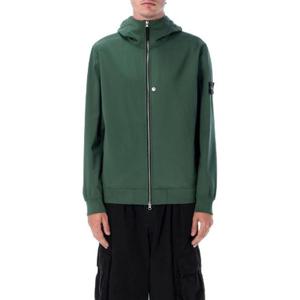 Stone Island 로고 패치 집업 후드 재킷 K2S15Q100004S0B22 V005E TP944431890