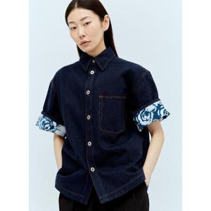26 SS 버버리 여성 중량 데님 셔츠 bur0255049den