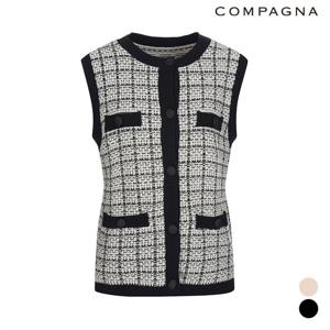 [꼼빠니아] 트위드니트베스트_CABW0-WSV900