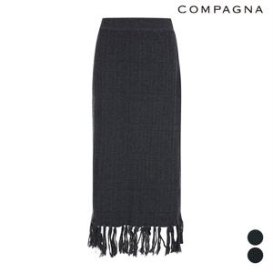 밑단 수술 H라인 니트 스커트_CABW0-WSS600