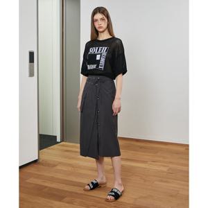 [에고이스트]빅 포켓 레이스업 롱 스커트(EQ3WS762)