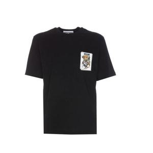 모스키노 반팔 티셔츠 071352411555 Black