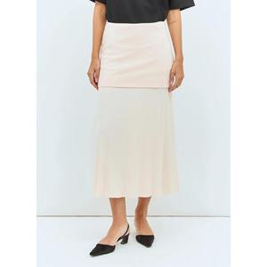 26 SS 질샌더 여성 레이어드 미디 스커트  jil0257008pin