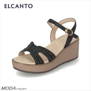 [엘칸토]경량 쿠션 핫픽스 베다 여성 샌들 1XWW45XT_GN