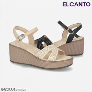 [엘칸토]경량 쿠션 핫픽스 베다 여성 샌들 2XWW45XD_GN