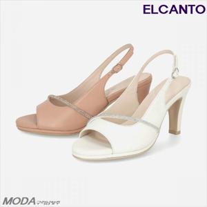 [엘칸토]경량 쿠션 토오픈 슬링백 여성 샌들 2XWW41XD_GN